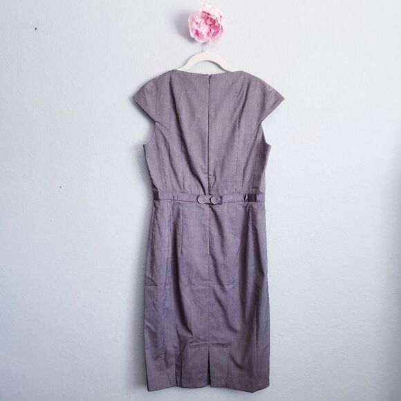 Anthropologie Bryan Lars Gray Eyelet Embroidered Dress - Picture 6 of 8